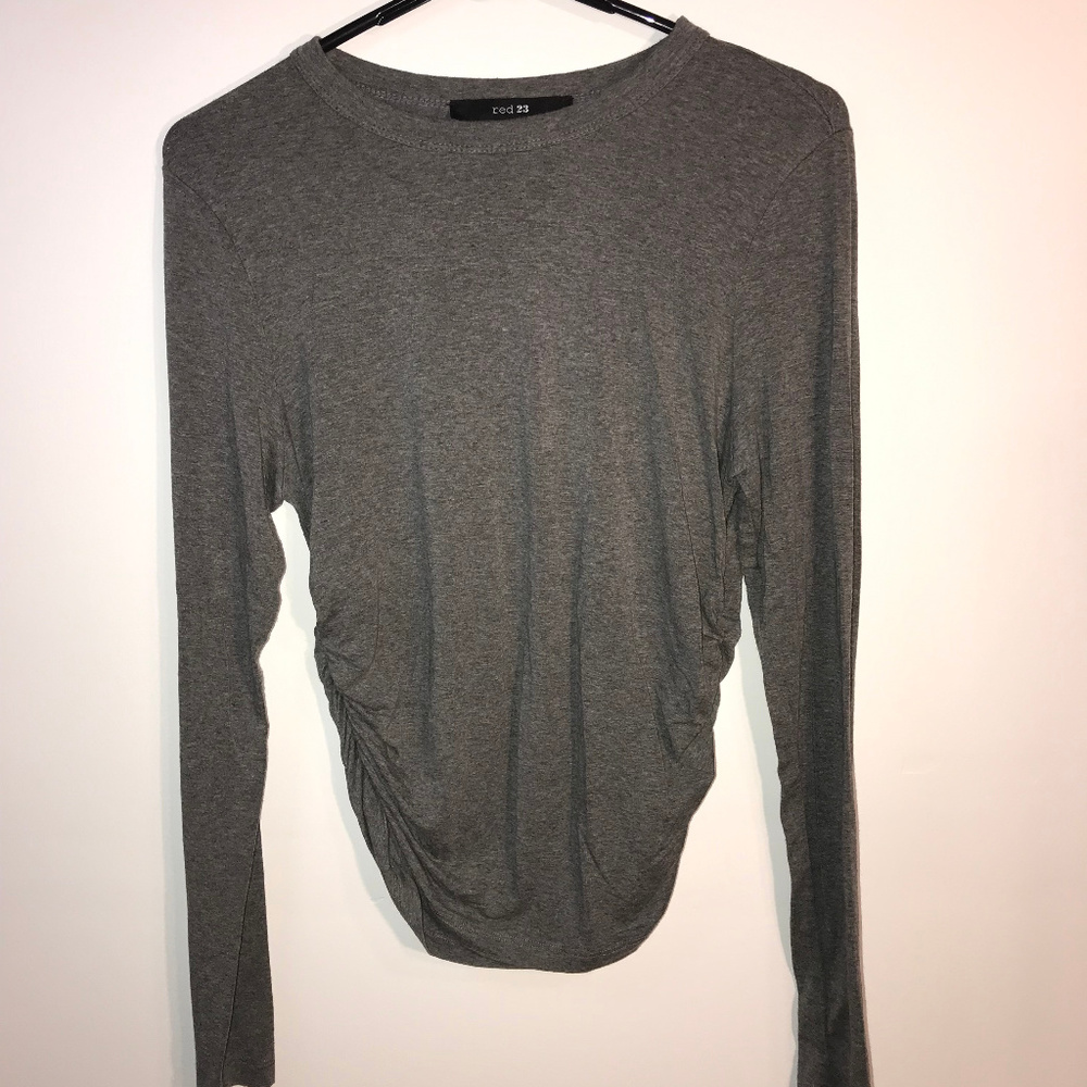 Gray Long Sleeve Shirt